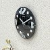 Rhythm Value Added Wall Clock Printing Glass Silent Silky Move Analog [30x30x4cm]